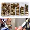 165Pcs M3 M4 M5 M6 M8 M10 M12 Thread Metal Nutsert Rivet Nut Set Accessories