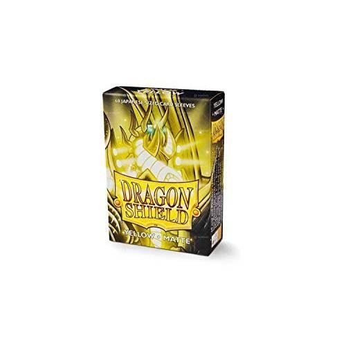 Manchons de cartes - Arcane Tinman - Dragon Shield Matte - Jaune - 60 unités - Protection durable