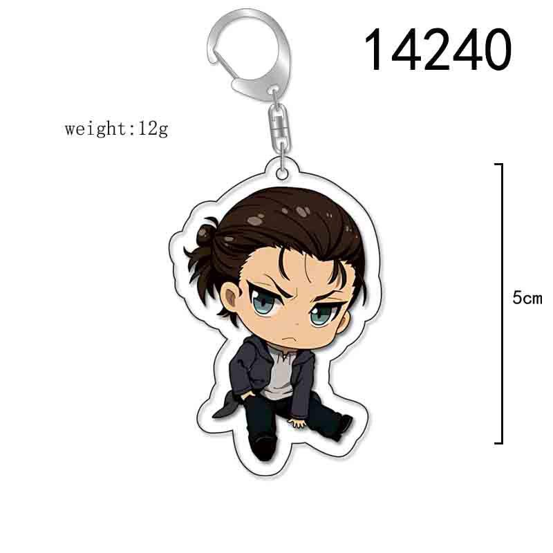 Attack on Titan Keychain: Eren, Mikasa & Levi Pendant In Stock