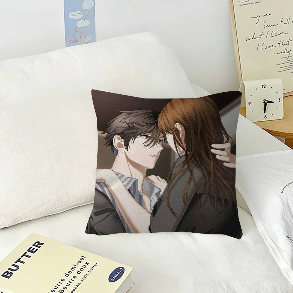 Anime Game Mystic Messenger Maple Design Cushion Cover Happy Autumn Harvest decor Holiday Decorati Pillow Cover