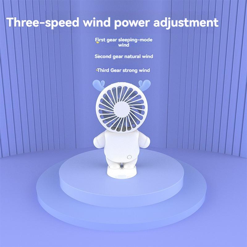 Kitty portable Mini small fan Student handheld small fan influencer desktop USB