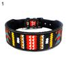 Flower Line Print Reflective Adjustable Pet Dog Puppy Collar Soft Neck Strap