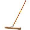 Ergonomic Long Handle Floor Brush With Hardened Steel Bristles Ideal For Outdoor Surfaces Cleaning