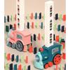 Domino Toy 60 Piece Electric Automatic Domino Train Building Blocks Set Multi-color Option