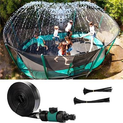 15M Trampoline Sprinkler Outdoor Camping Water Spray Cooling Garden Cooling Tool Field Irrigation Hose Tool Agricultural Mist Hose