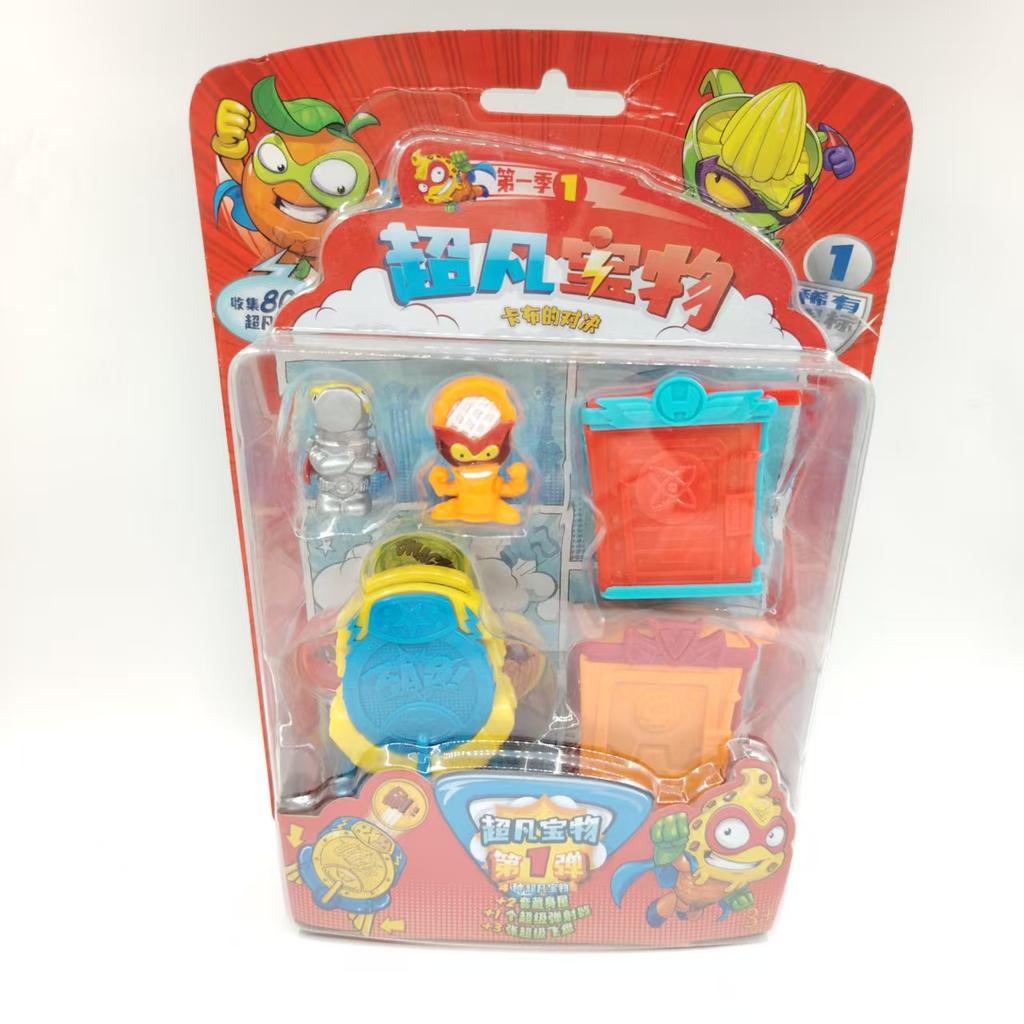 1pcs Superzings Series 1 Original Box Include 2pcs Super Zings Figure and 1pcs Car and 2pcs Trap Collection Toy Boys Best Gift