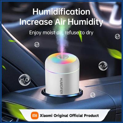 Xiaomi Car Mini Air Humidifier 180ML USB Electric Aroma Diffuser Essential Oil Purifier Aromatherapy Mist Maker Lights For Home Bedroom