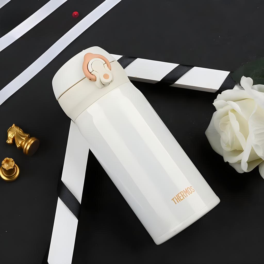 Insulated Cup, Frosted Black 350Ml Termos Stainless Steel Car Mounted Water Cup, Male And Female Student Home Cups