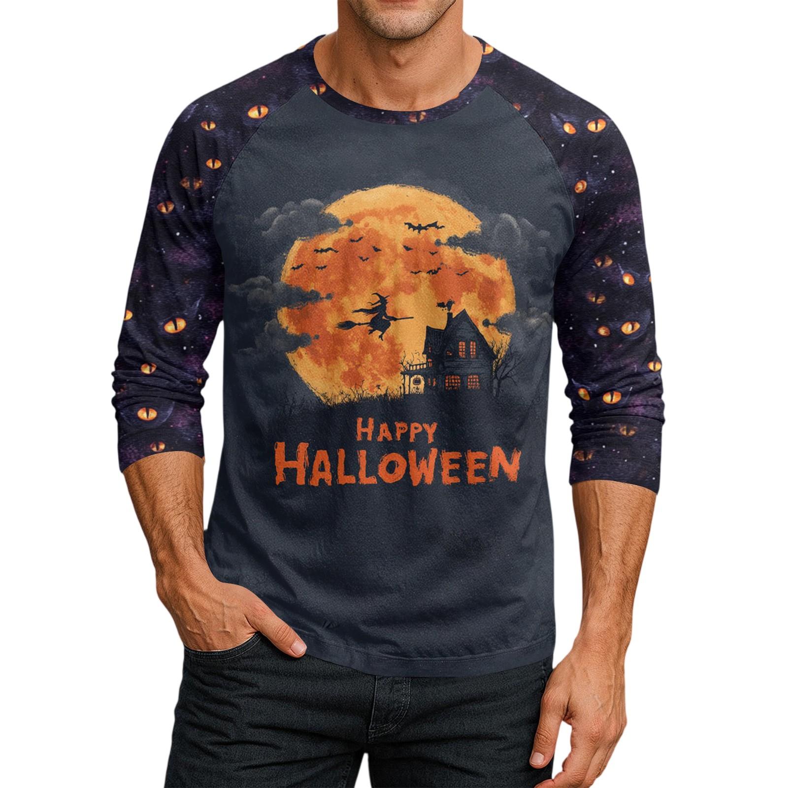 

Мужской топ-футболка с круглым вырезом и рукавами-плунжерами S тёмно-синий