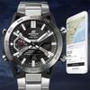 [Up to 6,000 yen discount] [20% OFF] Casio Watch EDIFICE SOSPENSIONE Men's Gray Silver Watch Radio Solar Car Racing Lace Digital Analyzer