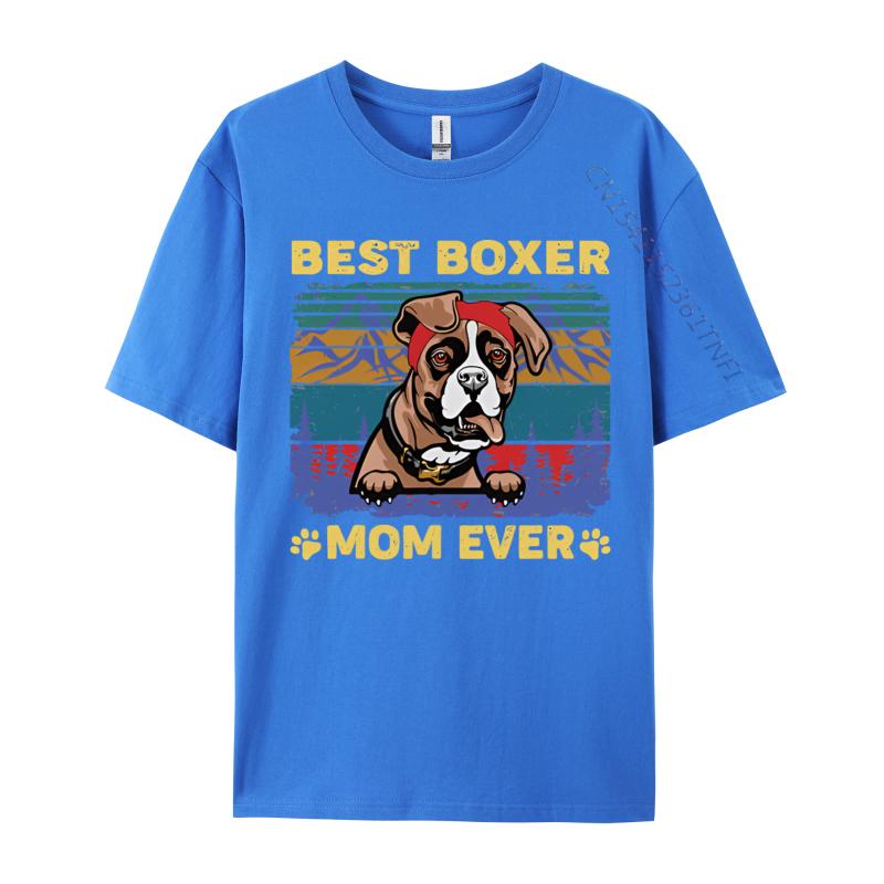 Boxer Dog Lover Funny Vintage Retro Tshirt Top Tshirts Party Coupons Cotton Tops  Tees Sports T Shirt Men