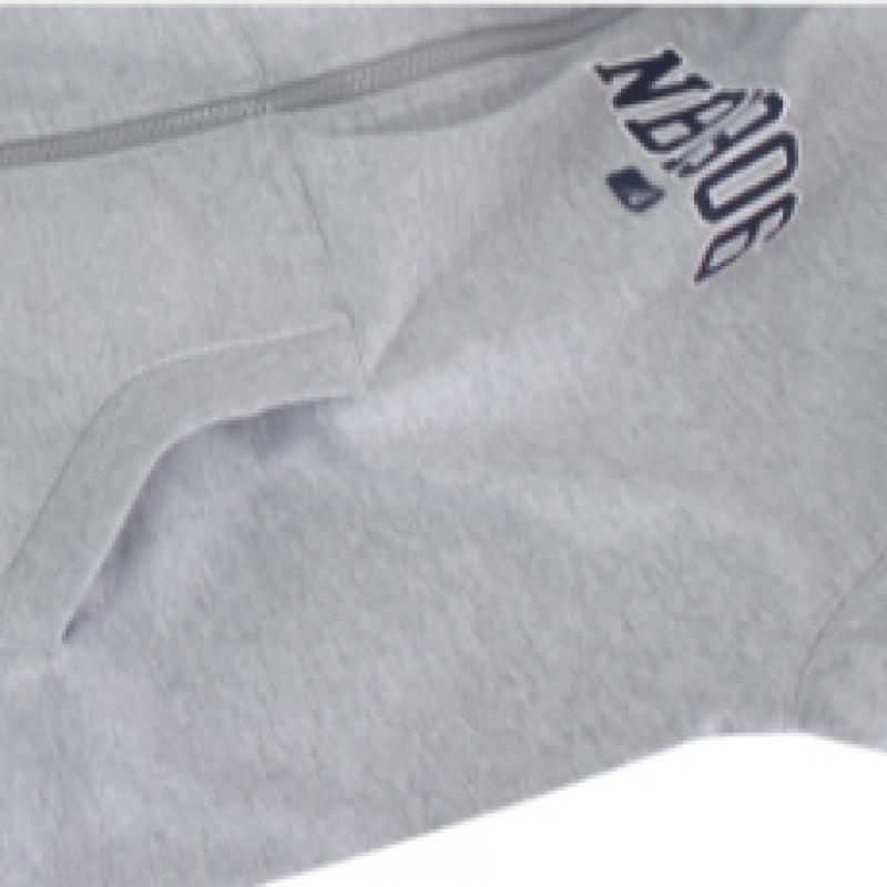 New Balance Graphic French Terry Men woMen Hooded Zip Up JAcket Grey Nbmdd23123 Ac