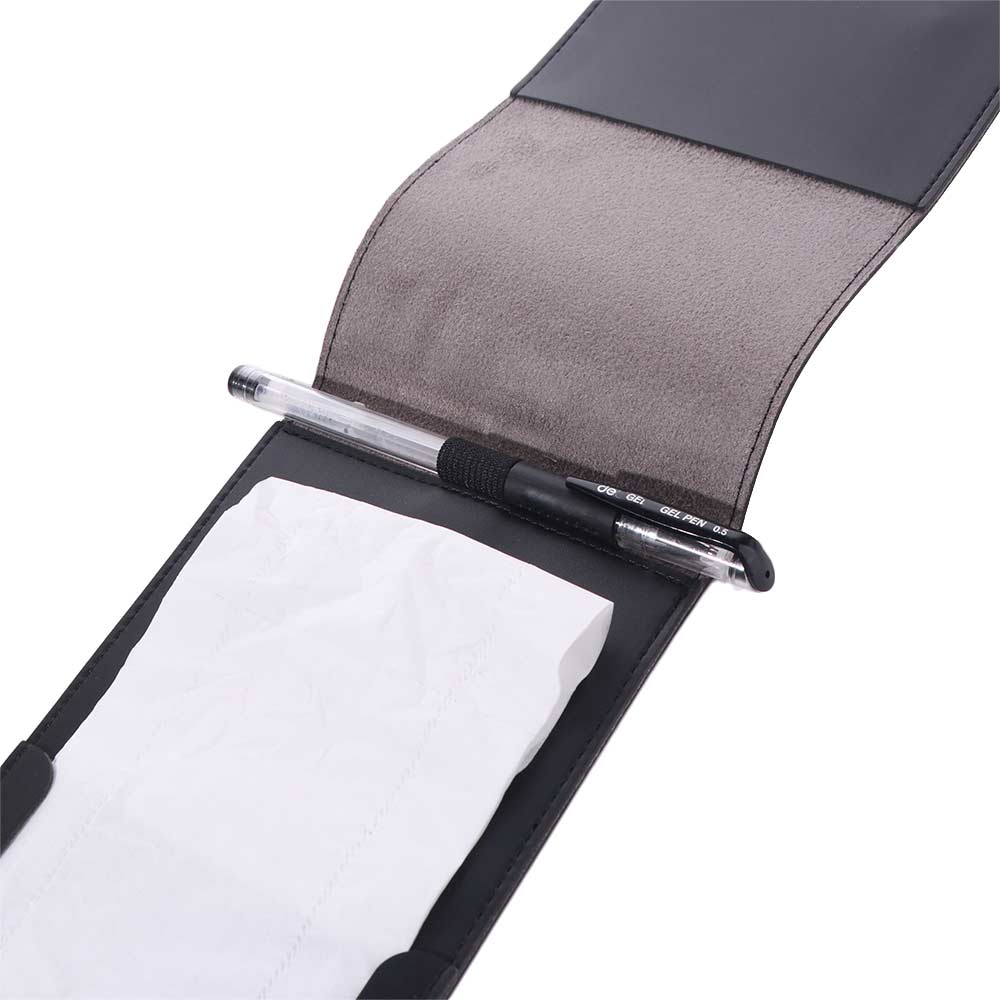 Black Brown Golf Scorecard Holder PU Leather Score Notebook Golf Golf Score Book  Outdoor Sports
