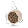 Bee Hotel for Garden and Yard Bamboo Bee Hive for Bees Butterflies Mason Bee Houses and Supplies for Outdoor Garden