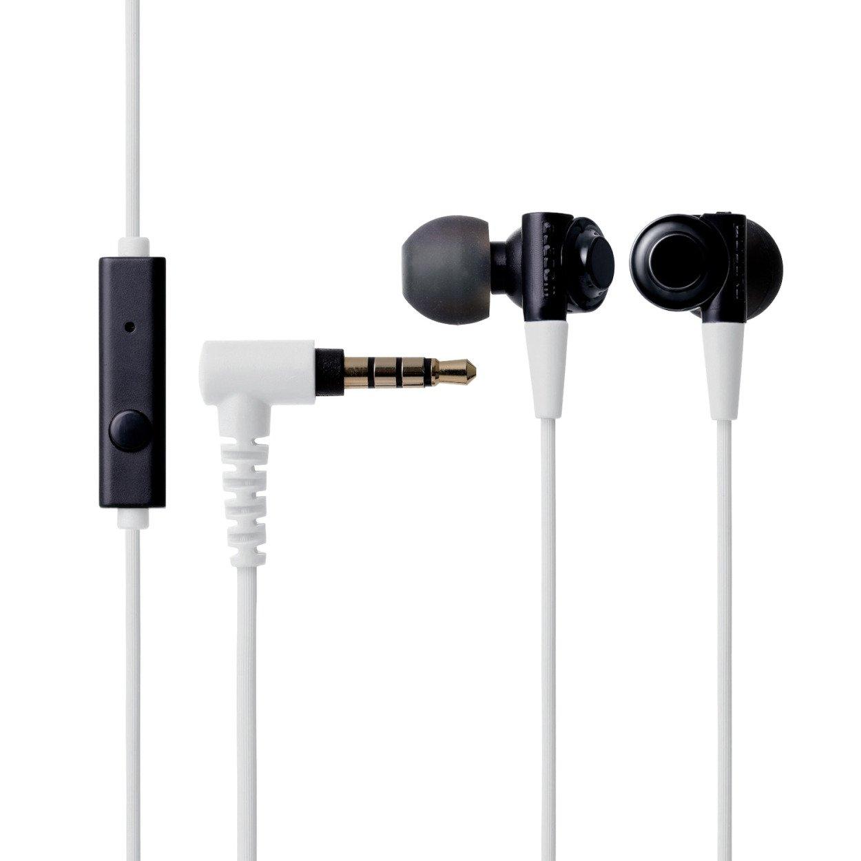 

ELECOM Stereo Headphones (with Microphone) Canal CB100 White EHP-CB100MWH EHP-CB100MWH