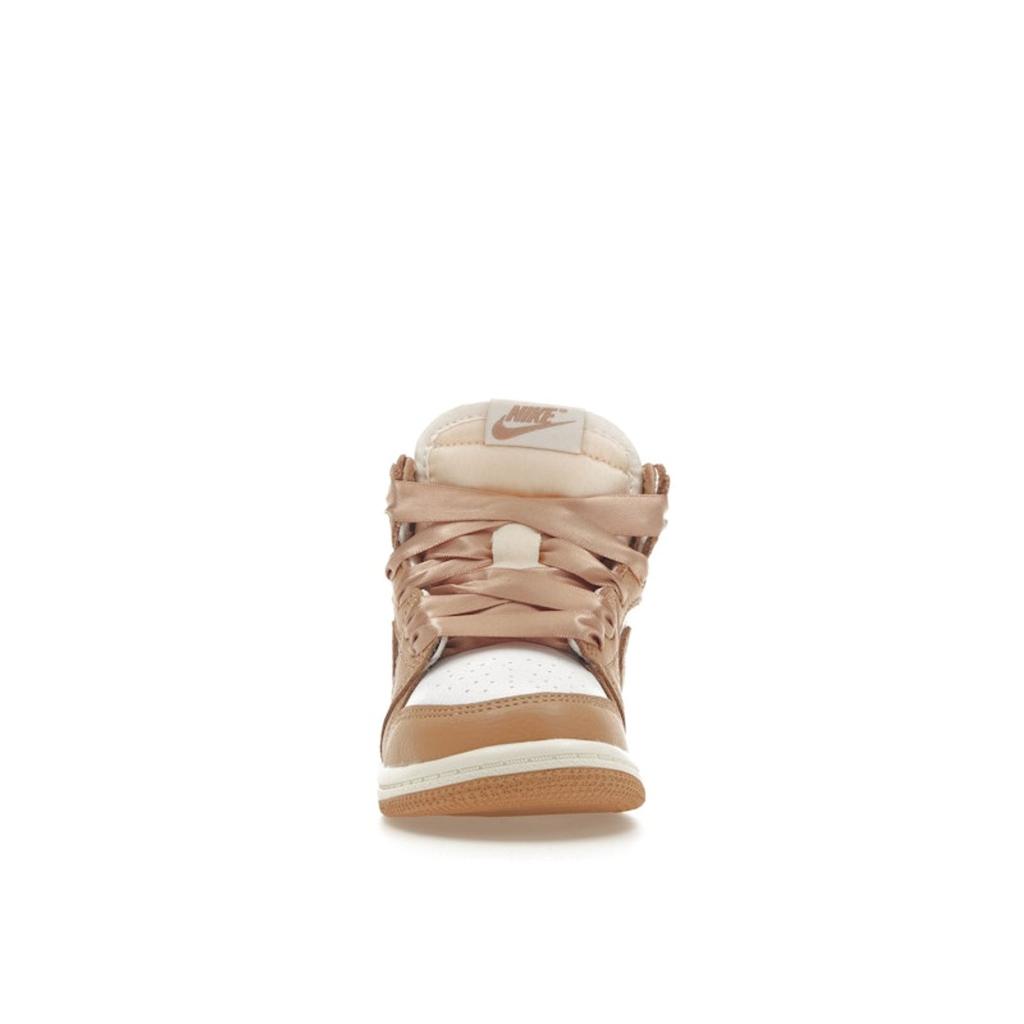 Air Jordan 1 Retro High OG TD Praline Baby Sneakers Tan White Sail FN6623-201
