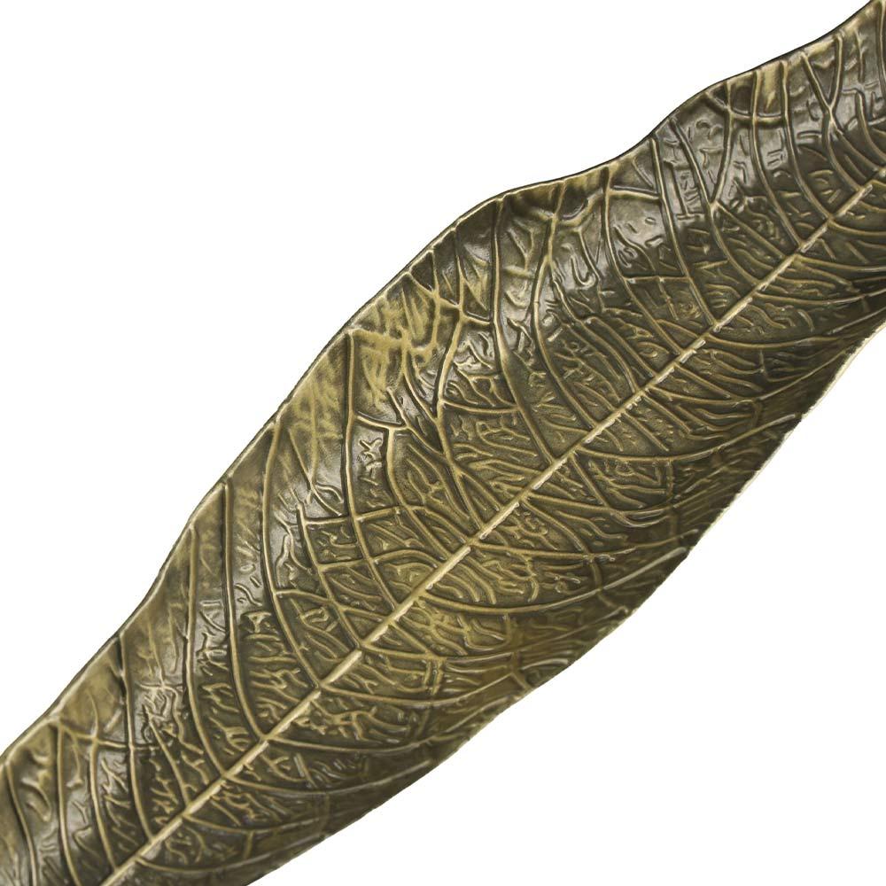 Zinc Zinc Zinc Alloy Incense Holder Handmade Vertical Incense Rack Creative Leaf Incense Tray  Zen