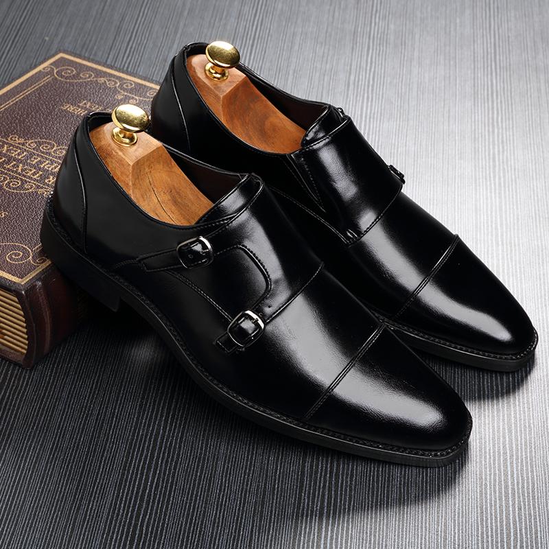 Modne Nowe Męskie Mokasyny Slip-On z Frędzlami Skóra Naturalna Casualowe Buty Biznesowe Formalne Monki Oksfordy dla Mężczyzn Modne Wygodne Obuwie