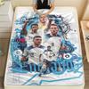 1PC England National Football Team Patterned Flannel Blanket Suitable For All Seasons for Home Decor Warmth and Comfort Gifts Holiday Present