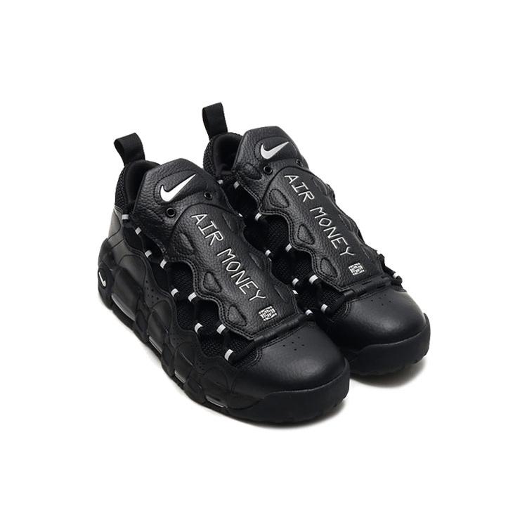 New Nike Air More Money Black Metallic Silver Men's AJ2998-002