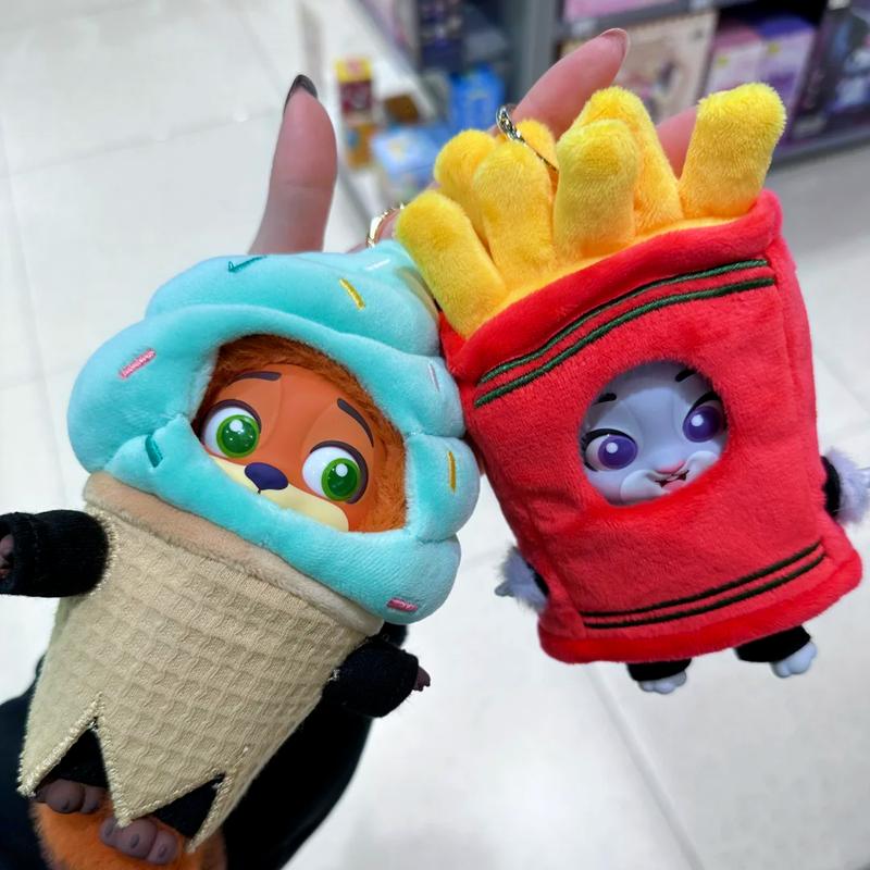Genuine Zootopia V2 Nick&Judy Best Undercover Series Blind Box Cute Doll Pendant Collection Desktop Ornament Fashion Trend Toys