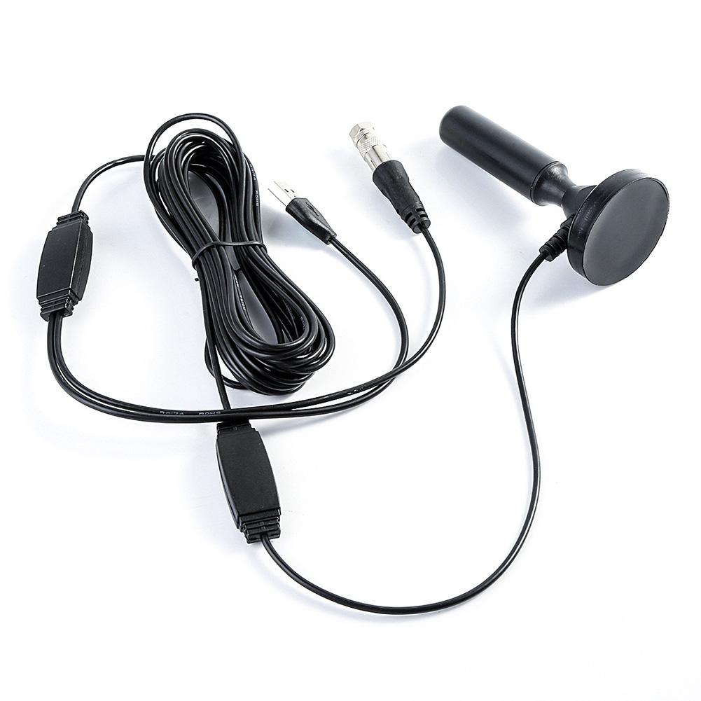 HD digitális TV antenna, 360°-os vétel és erős mágneses talp, nagy hatótávolságú vétel - támogatja a 4k 1080p Fire TV Sticket és minden TV-t - 16,5 láb hosszú kábelek