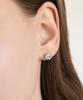 Tatiana Antique Oval Cubic Earrings Ec3324