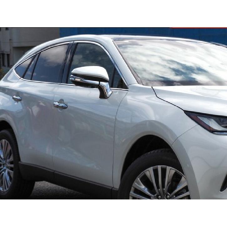 Chrome Rearview Mirror Side Cover Trim Strip For -2024 Toyota Harrier Venza