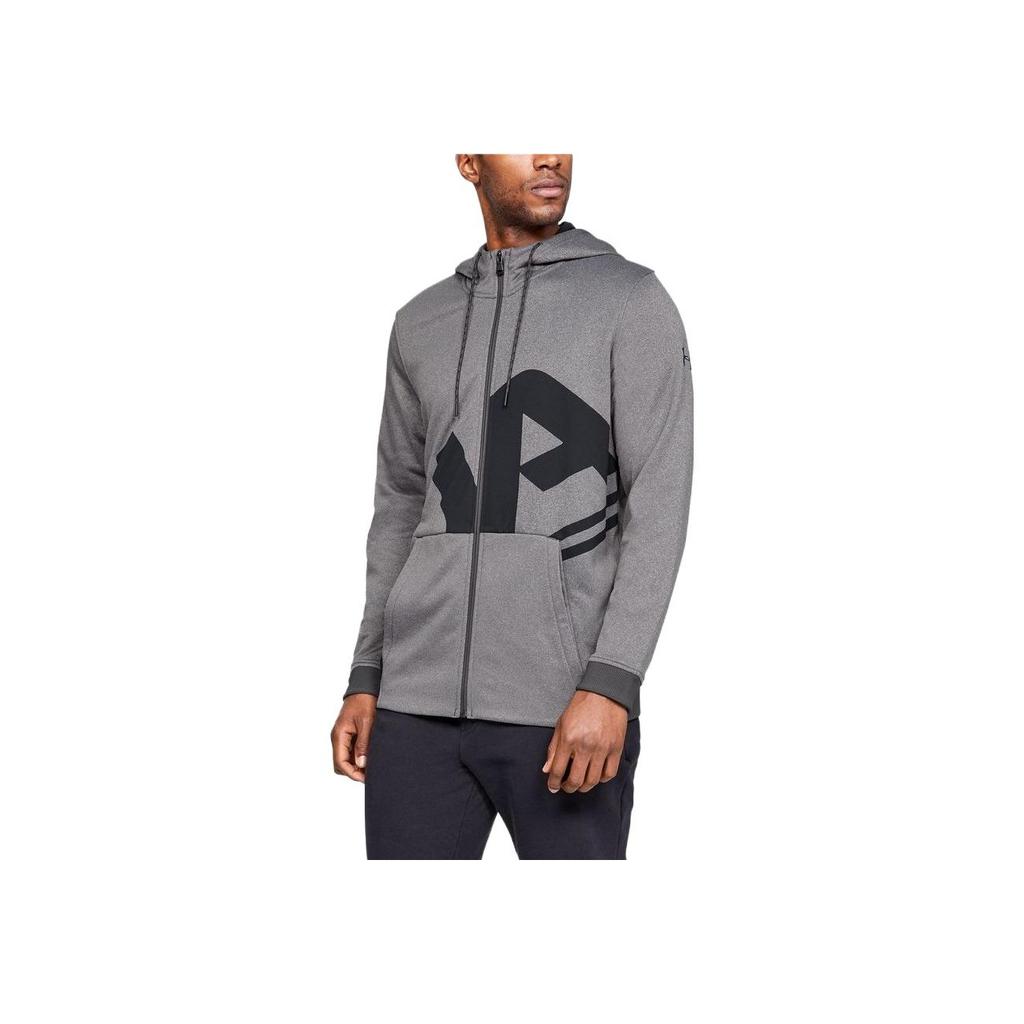Under Armour Sudadera con Capucha y Cremallera Casual de Forro Polar para Entrenamiento UA Sports para Hombre, Gris 1320756-019