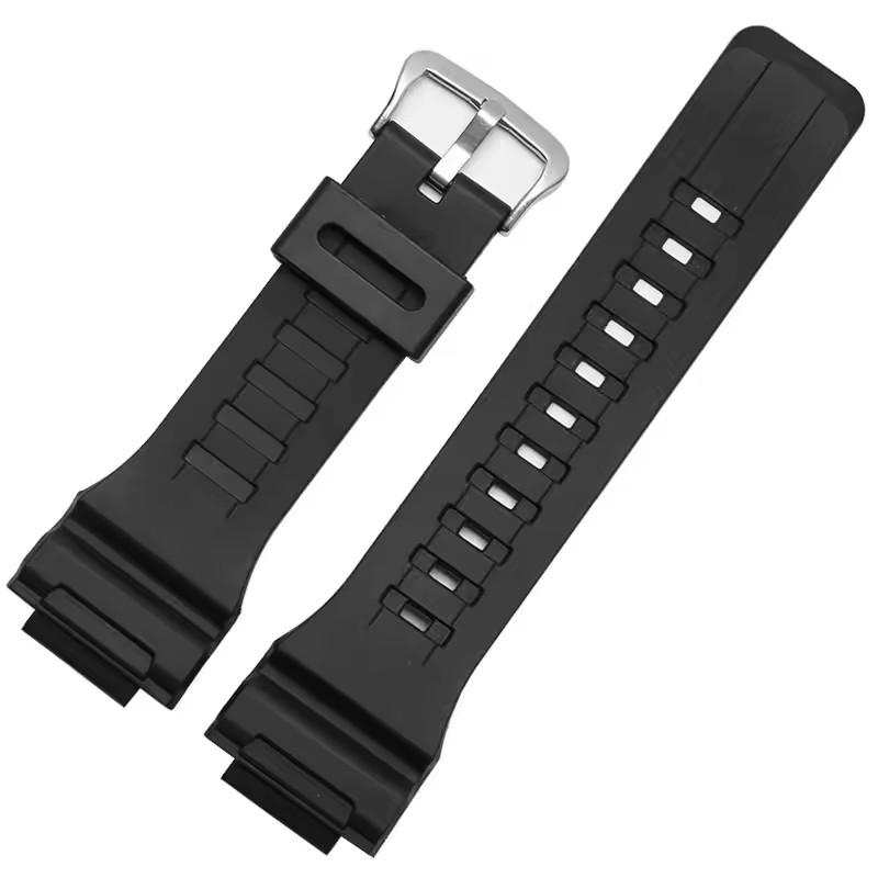 For Casio AQ-S810W AEQ-110W W735H/736H Watch Chain Male and Female Resin Soft Comfortable Silicone Watch Strap 18mm
