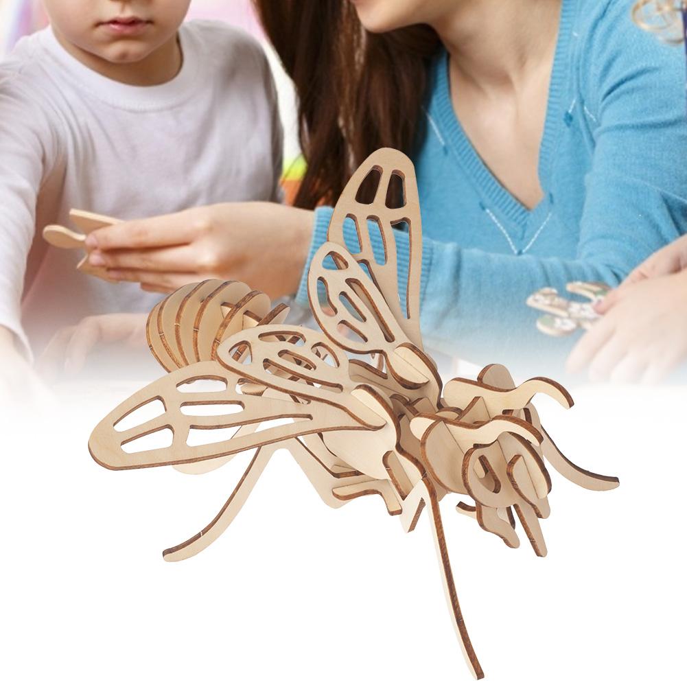 Wooden Puzzle Toy 3D Children Kid Baby Educational Early Learning DIY Puzzle Toy006