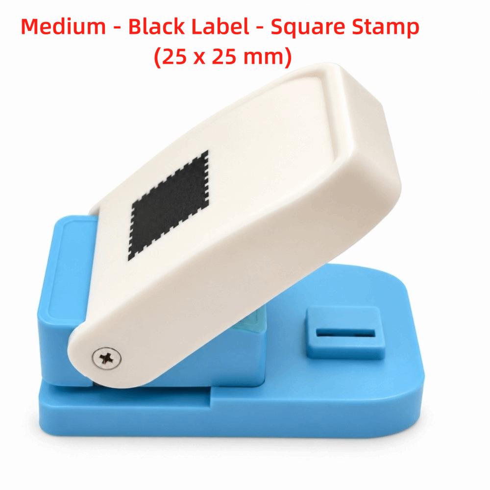 Rectangular Paper Punch Lever Action Embossing Punching Machine Postage Stamp Punch Card Making