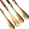 Pterocarpus Santalinus Premium Brass Shoehorn with Long Handle - Easy Lift for Pregnant Women