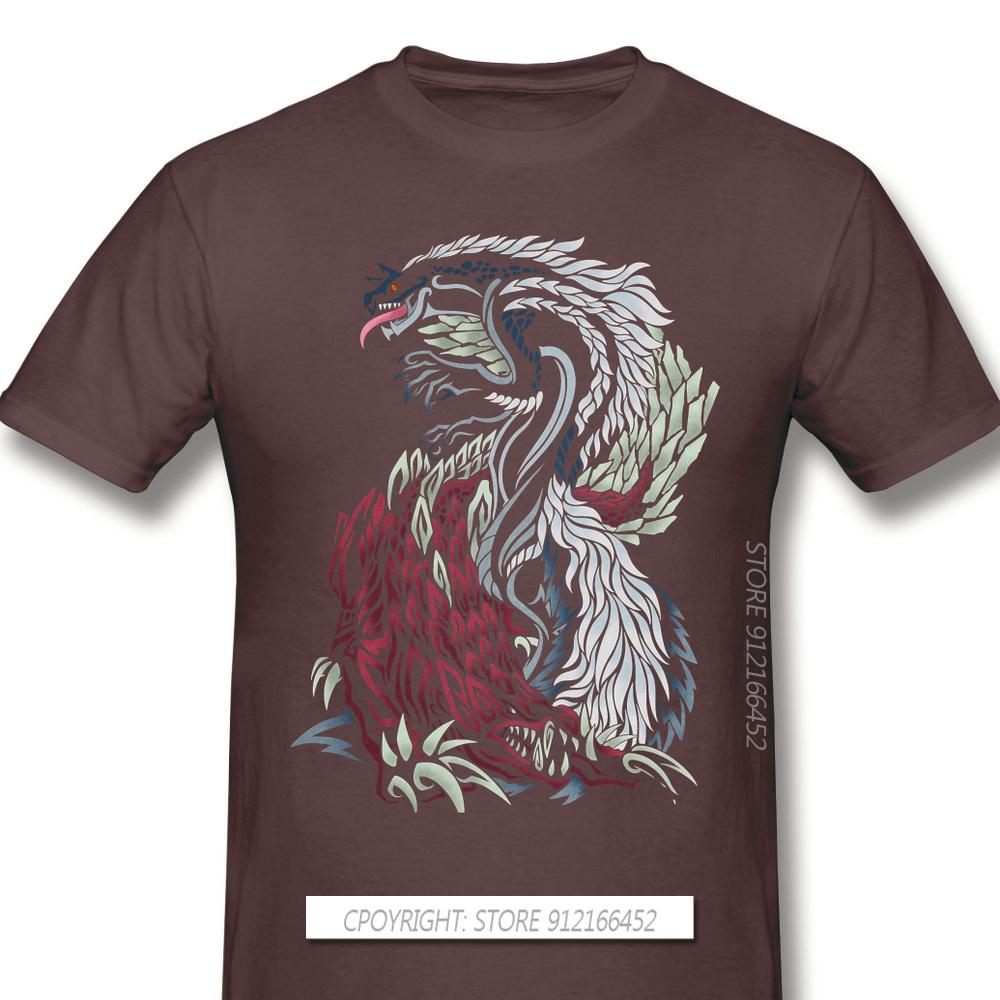 Men Clothes Monster Hunter Felyne Palico Game TShirt Red T-Shirts Tobi Kadachi Men Fashion Short Sleeve S