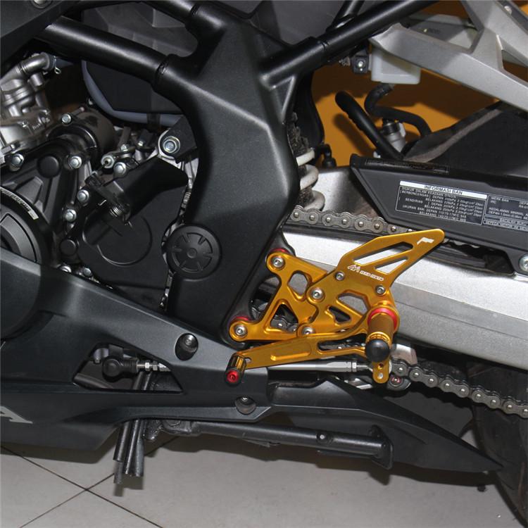 Compatible Honda CBR250R (15-18) CBR300R (17-20) Racing Style Raised Footpegs