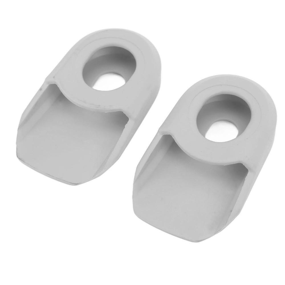 2PCS Capa de Manivela de Bicicleta Anti-Fricção Silicone Bota de Manivela de Bicicleta Manga de Braço de Manivela Manutenção de Bicicleta