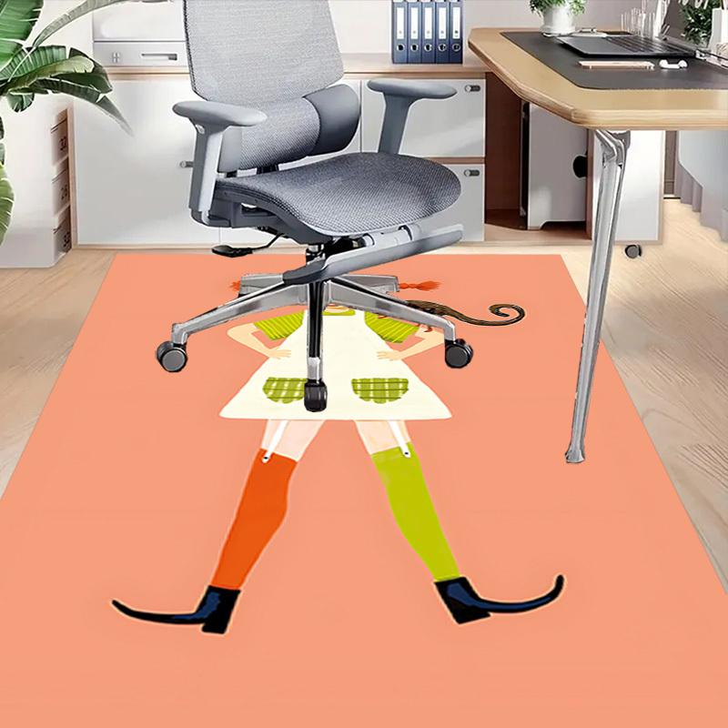 1PC girl monkey Extra Large Non Slip Floor carpet, Office, family, bedroom, Studio Large Area Rug Indoor Rugs