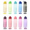 600ml Plastic Water Bottle Lightweight to Carry Sport Cup with Rope Anti-drop Outdoor Use Water Container Adorable Student Couple Water Cup Mug Gift