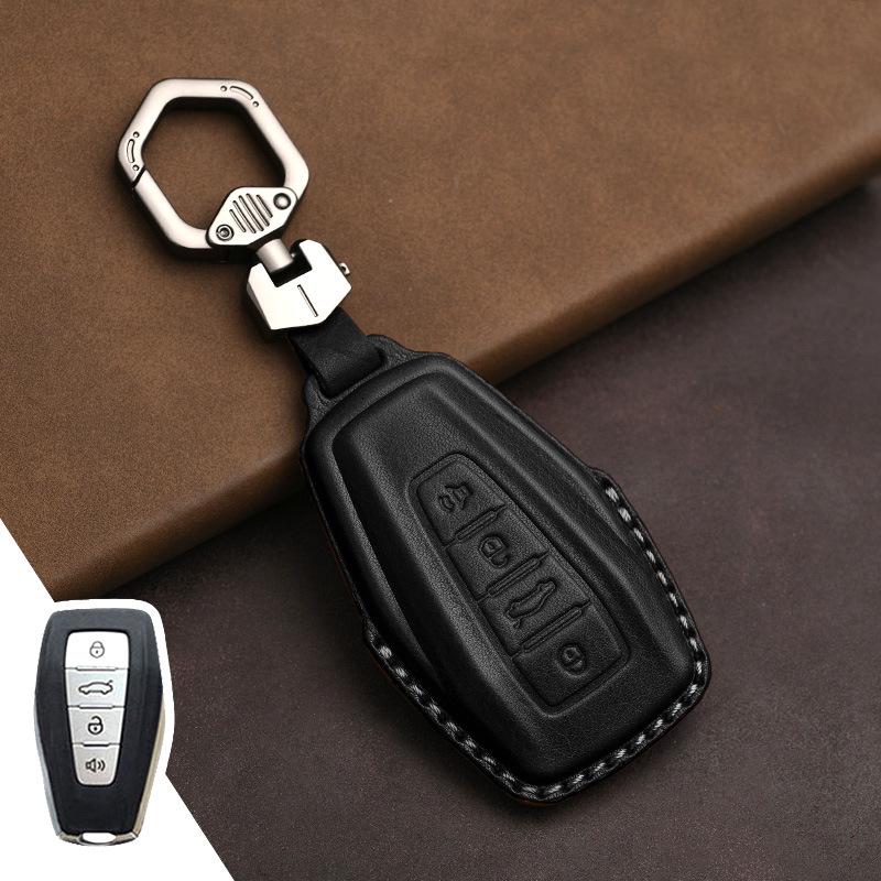 

Geely Key Case: Genuine Leather Cover for Bin Yue, Emgrand, Vision X6, Binrui, Bo Jiayue
