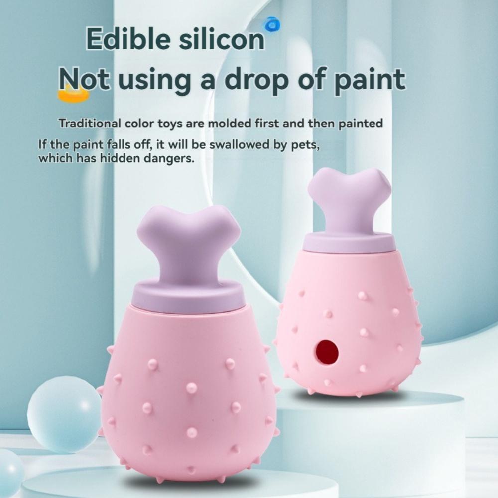Silicone Chicken Leg Leakage Toy Anti Choking Slow Food Dispenser Teeth Grinding and Cleaning Puzzle Pet Dog and Cat Toys