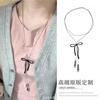 Retro ethnic style long pendant necklace light luxury niche high-end sweater chain temperament versatile personality jewelry women