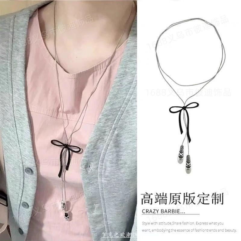 Retro ethnic style long pendant necklace light luxury niche high-end sweater chain temperament versatile personality jewelry women