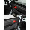 For Fiat 500 2010-2024 ABS Carbon Fiber Car Inside Handle Panel Frame Cover Trim Sticker Car  Accessories