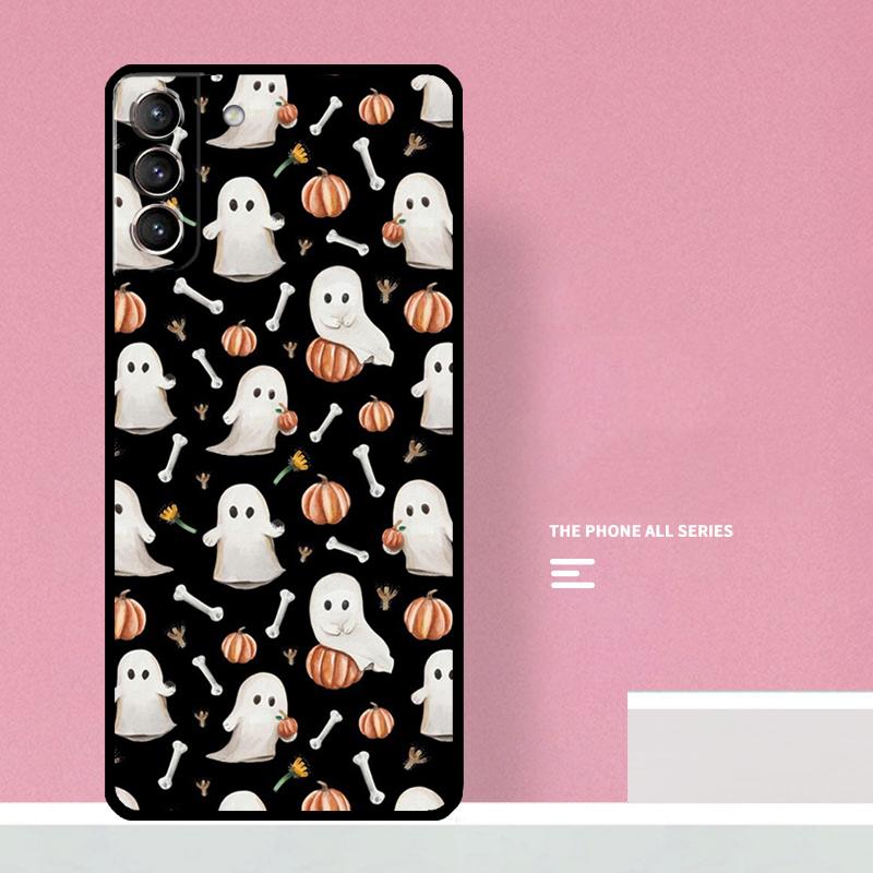 Autumn Leaves Fall Pumpkin Halloween Case For Samsung Galaxy S20 FE S21 S22 S23 Ultra S8 S9 S10 Note 10 Plus 20 Ultra Cover