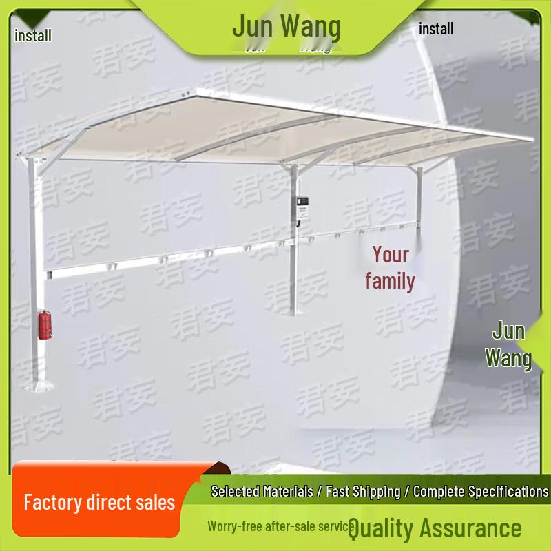 Membrane Structure Carport & EV Charger Shelter