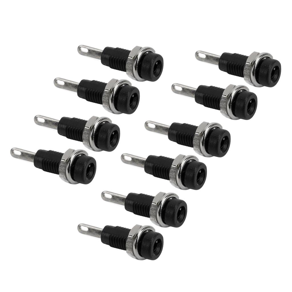 10Pcs J.40003 2mm Banana Panel Socket Extended Post Plug Adapter for Electronic Instrument