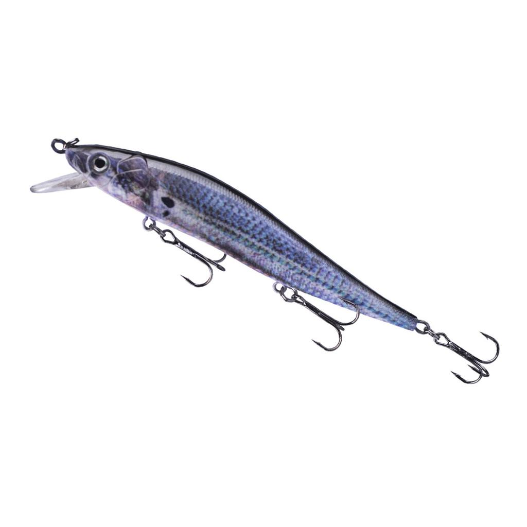 Hard Fishing Lures Sinking Minnow Swing Bait with 3D Realistic Eyes High-Resolution Body Details 12cm 13.3g Jerk Baits for Bass Fishing