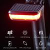 Solar Charging High Brightness Safety Warning Taillight LED Bicycles Tail Lamp Watertight Tail Light Bikes Rear Light