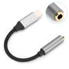D0101 USBC Type C Adapter port to 3.5MM       Earphone Headphone Cable USB(Gray )