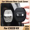 For EXEED RX  2024 Car Door Shock Absorber Door Lock Protector Silicone Auto Door Lock Latches Cover Accessories